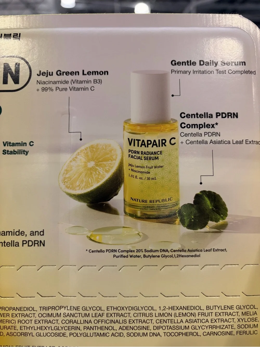 Jeju green lemon Vitapair C PDRN Radiance Facial Serum — value duo pack sealed